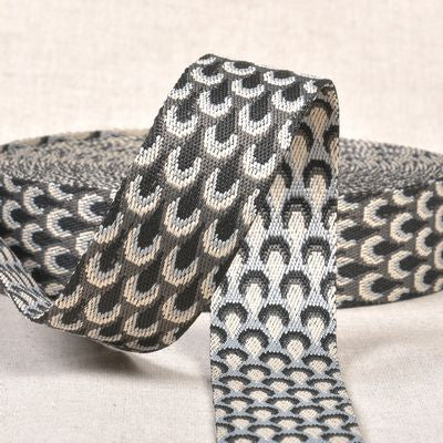 Peacock Feather Webbing | Silver/Grey image 0