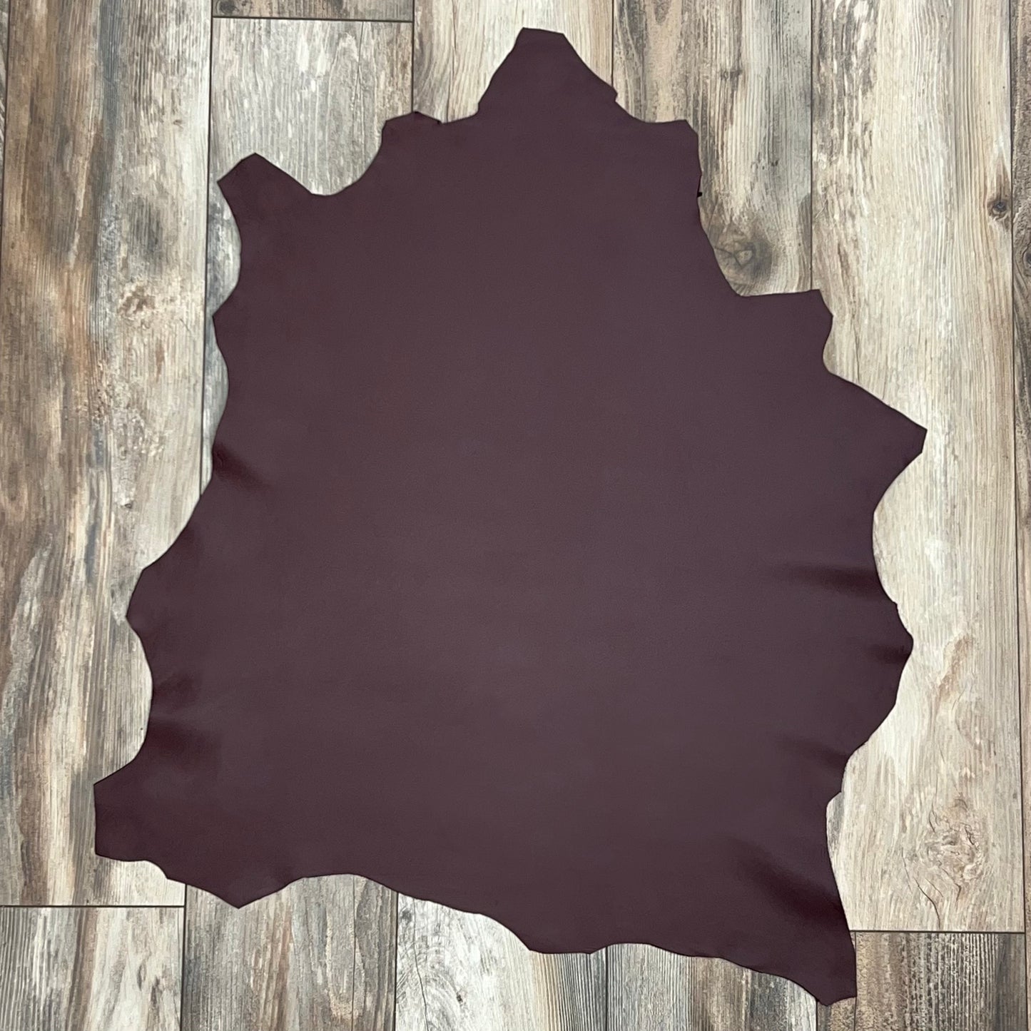 Italian Leather Hide | Burgundy/Rich Brown image 1
