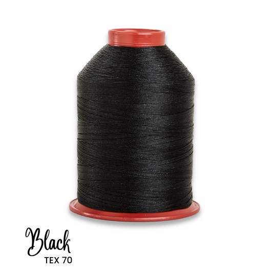 TEX 70 Bonded Nylon Thread | Black image 0