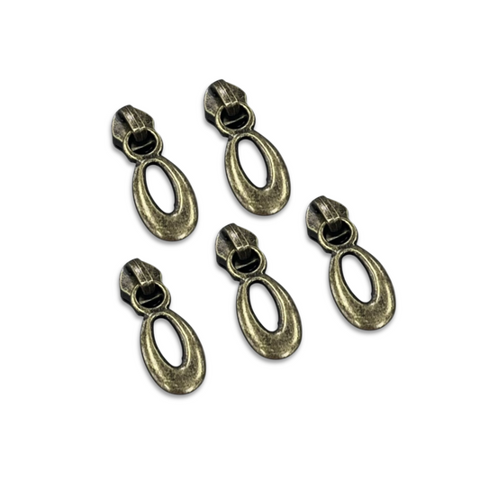 #5 Zipper Pulls, Teardrop image 1