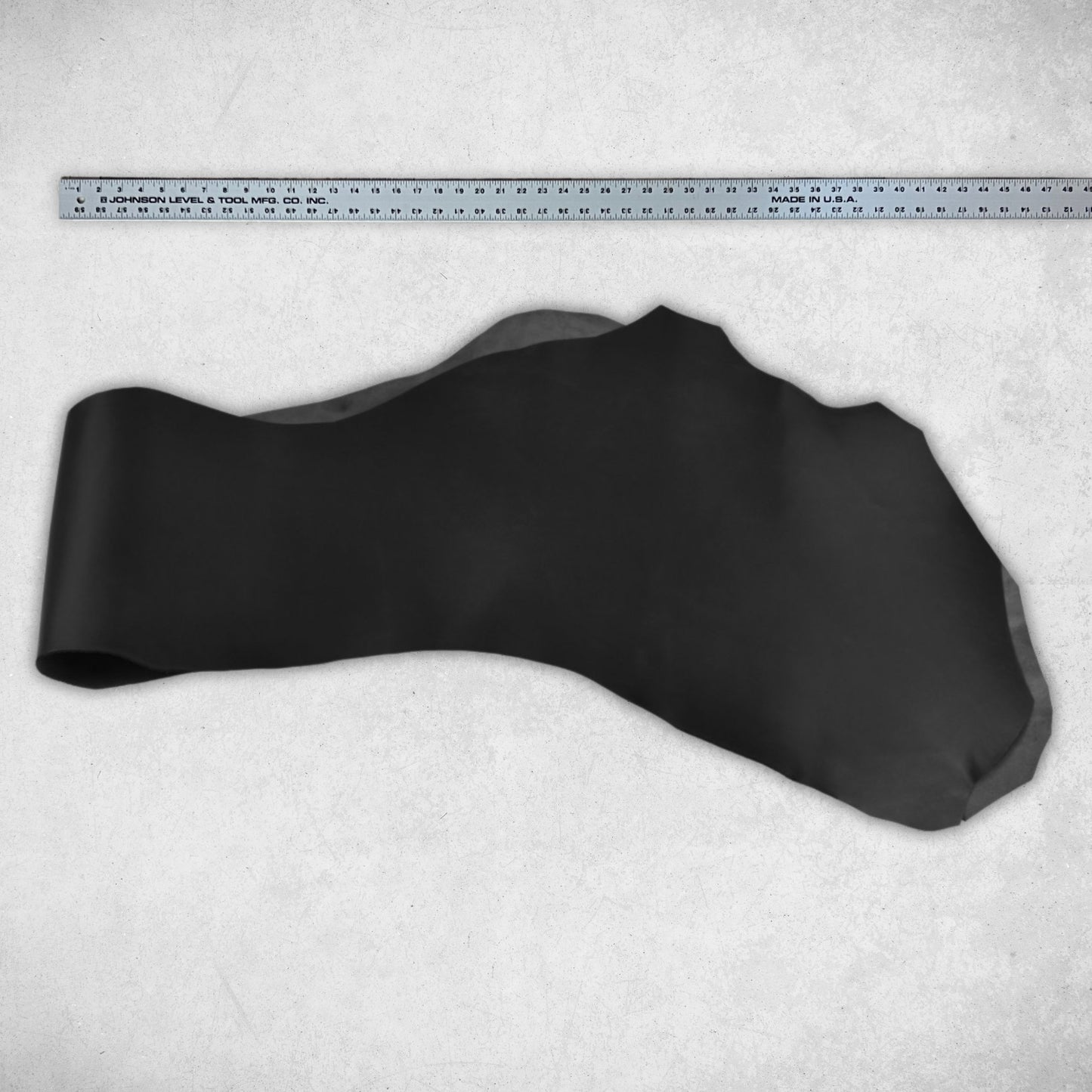 Vegetable Tanned Leather Hide | Black image 2