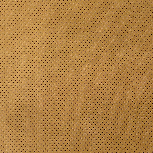 Italian Leather Hide | Holey Camel (Brown) image 0
