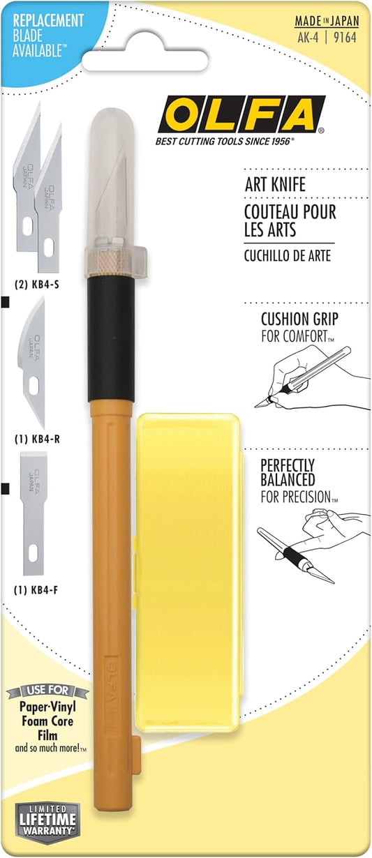 OLFA AK-4 Cushion Grip Art Knife image 0