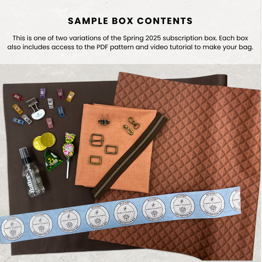 Quarterly Bag Making Subscription Box image 1