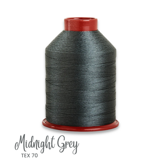 TEX 70 Bonded Nylon Thread | Midnight Grey image 0