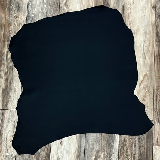 Italian Leather Hide | Black image 1