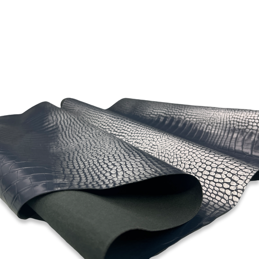 Faux Crocodile | Silver Blend image 3