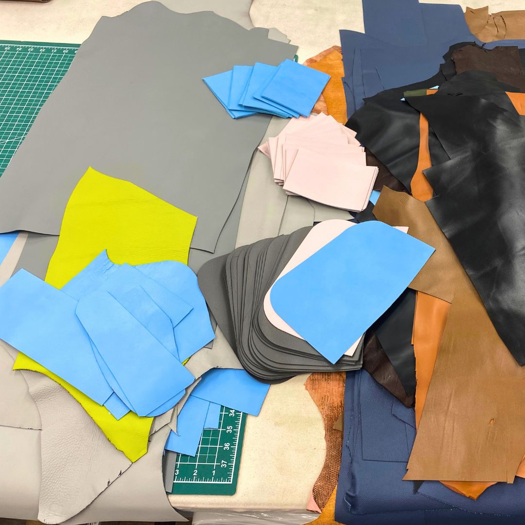 Italian Leather Scrap Bundle image 2