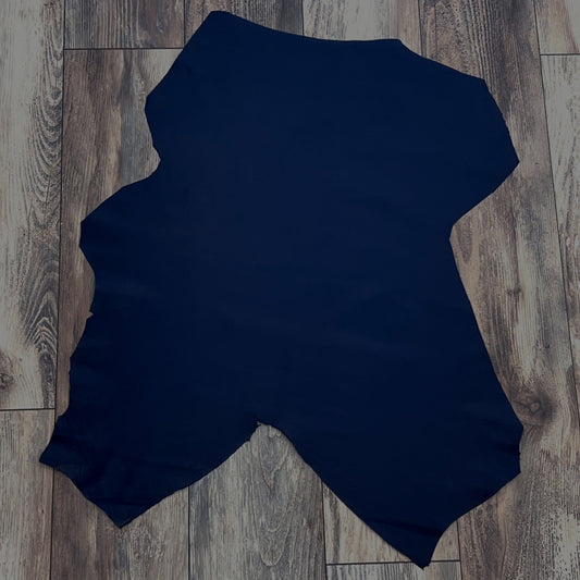 Italian Leather Hide | Navy (Blue) image 1