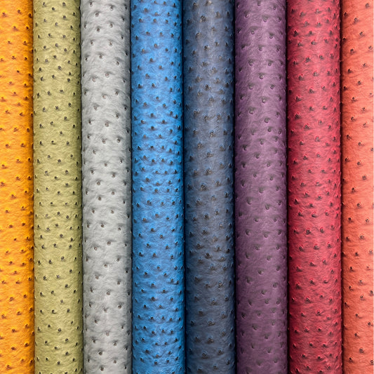 Faux Leather | Colorful Ostrich image 0