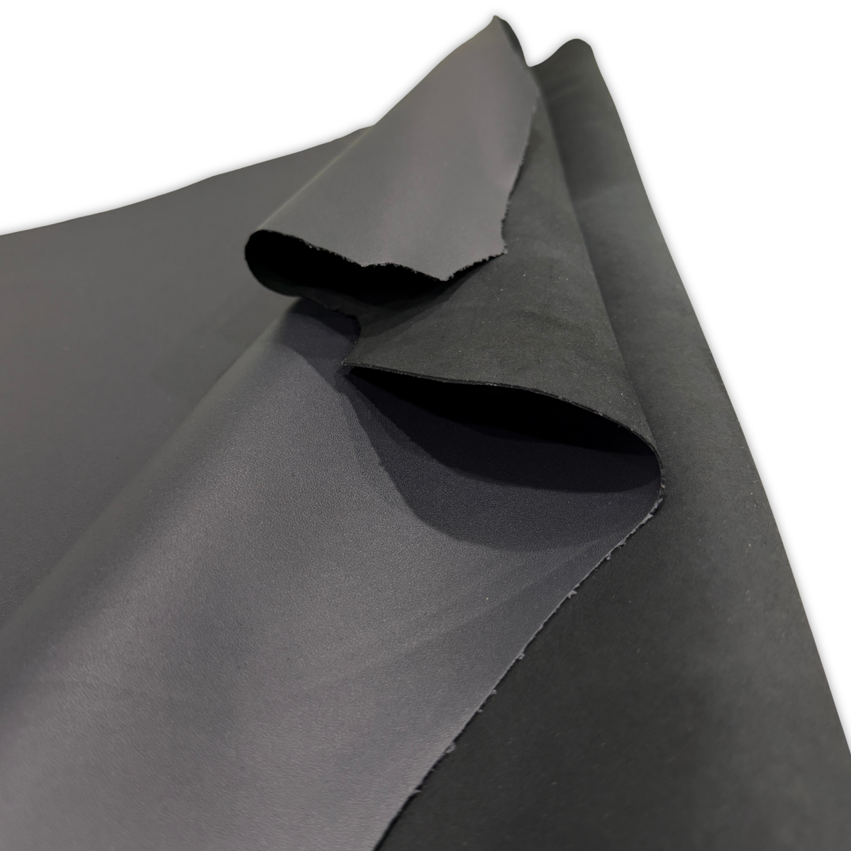 Italian Leather Hide – Charcoal