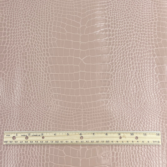 Faux Crocodile | Pink image 1