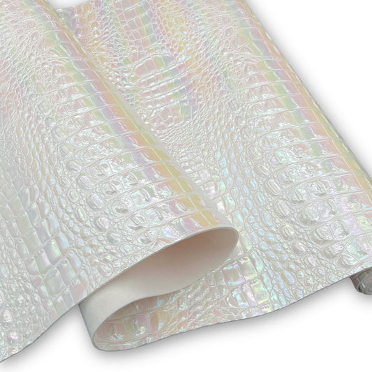 Iridescent Faux Crocodile image 7