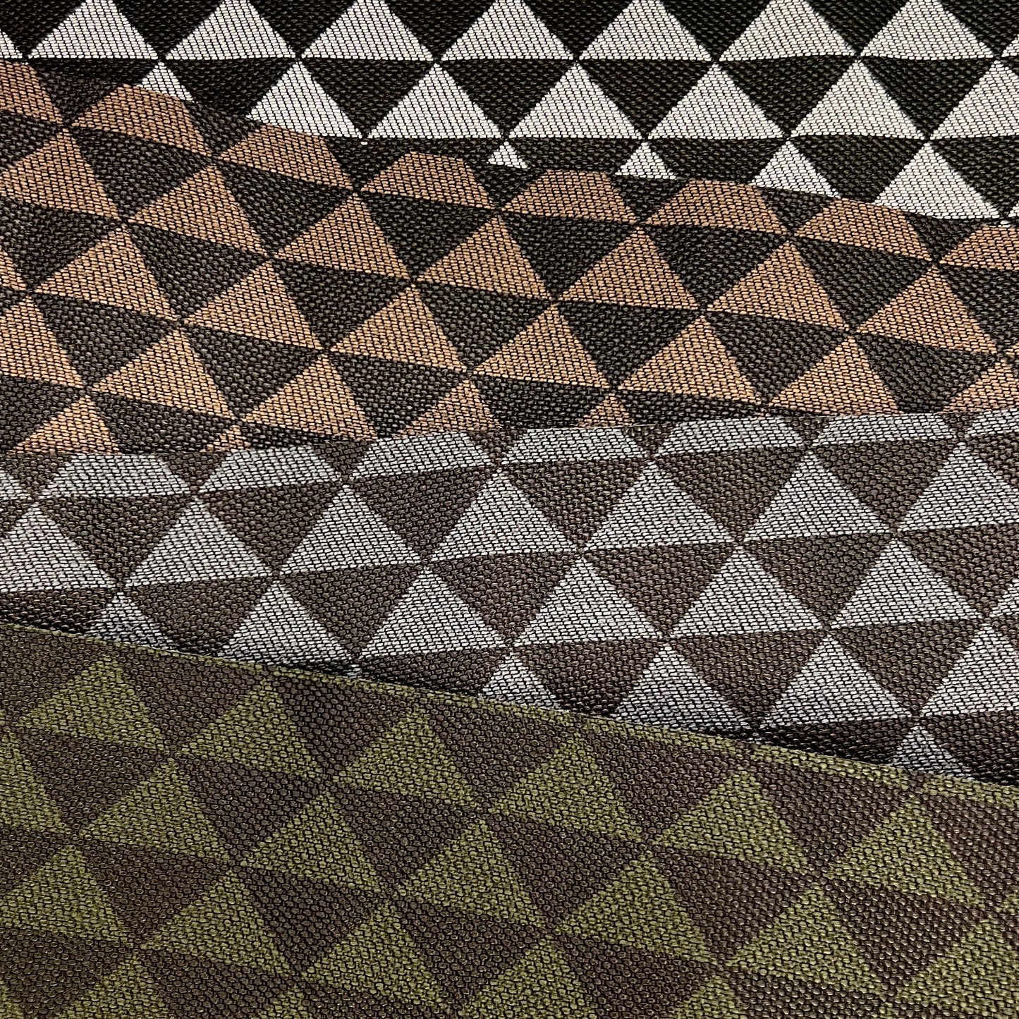 Faux Leather | Geometric Triangles image 0