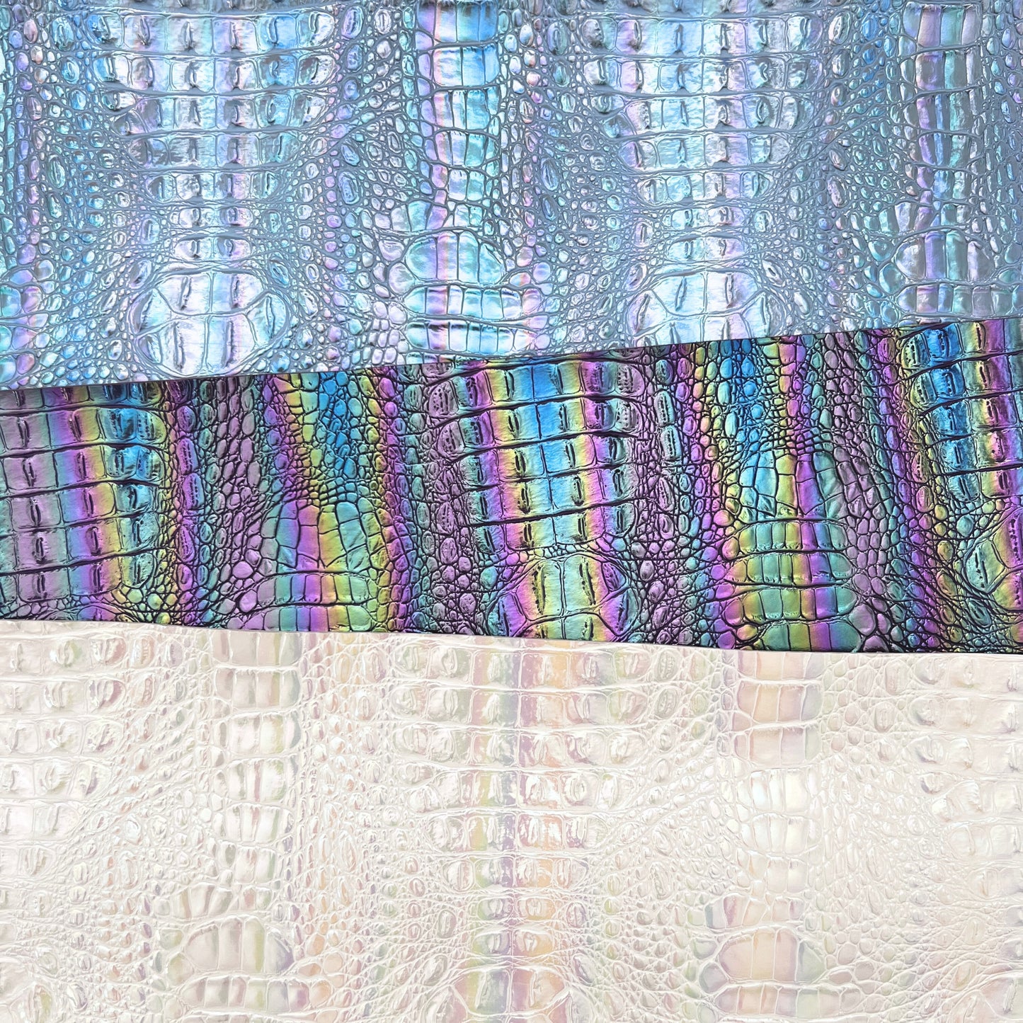 Iridescent Faux Crocodile image 1