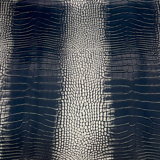 Faux Crocodile | Silver Blend image 2