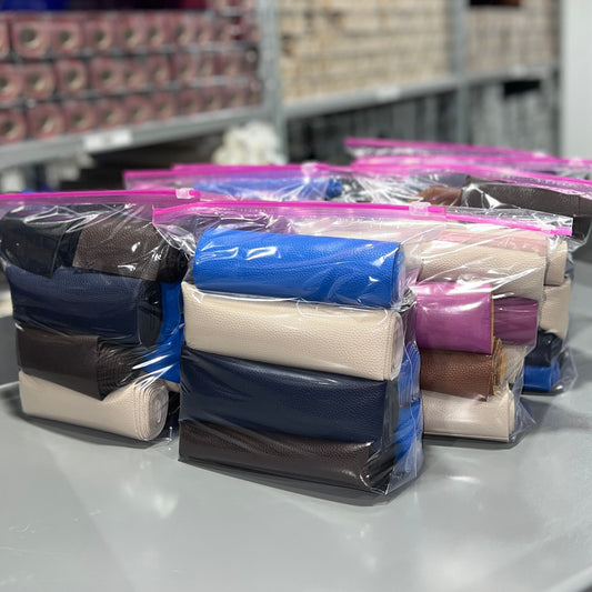 Faux Leather Handle/Strap Grab Bag image 1