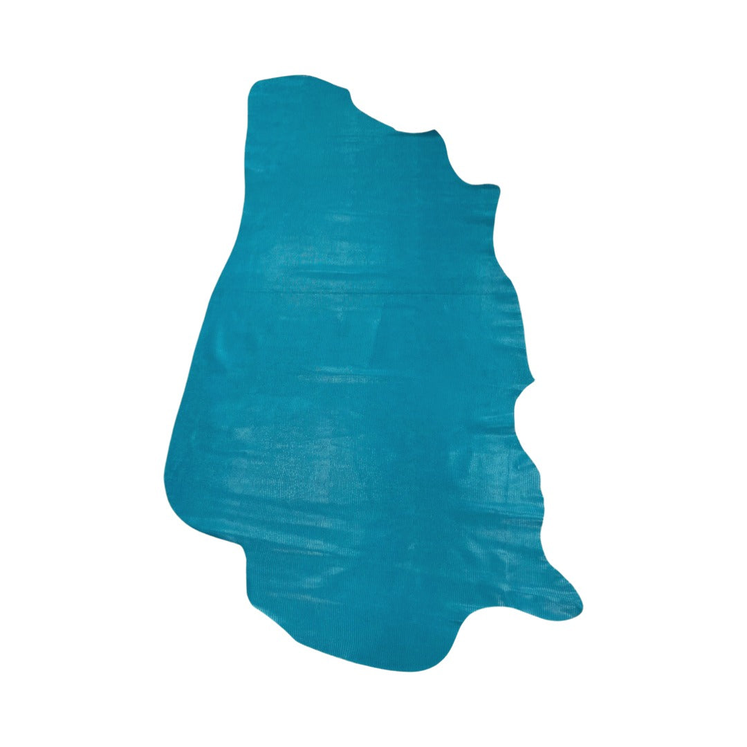 Italian Leather Hide | Seafoam Lizard (Blue) image 1