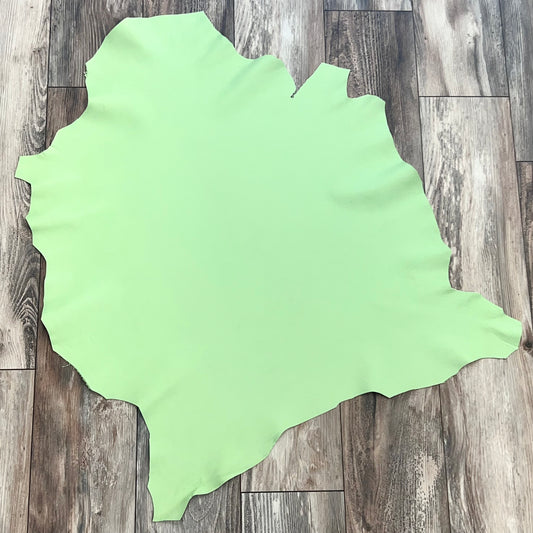 Italian Leather Hide | Pale Green image 1