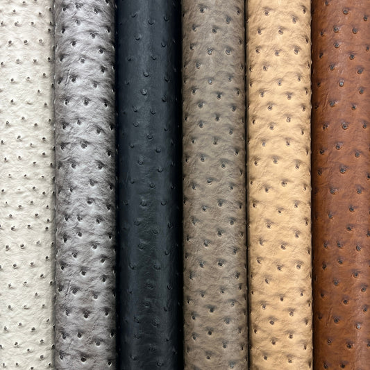 Faux Leather | Neutral Ostrich image 0