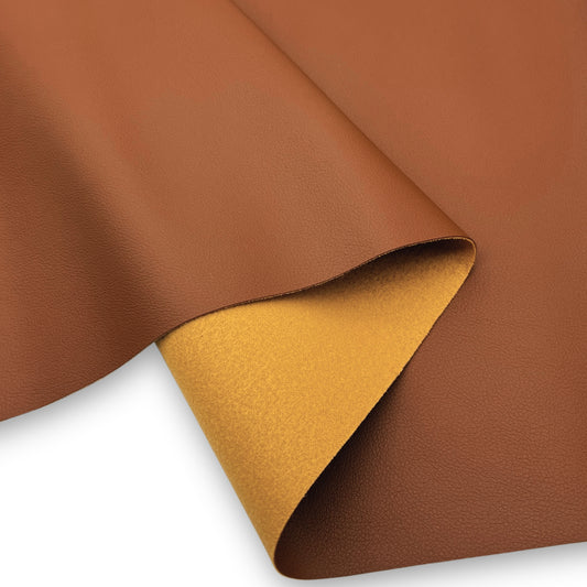 Smooth Faux Leather – Chestnut