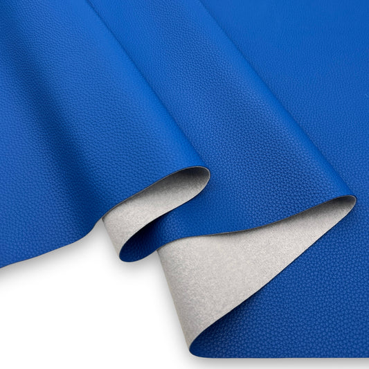 Textured Faux Leather β Bright Blue