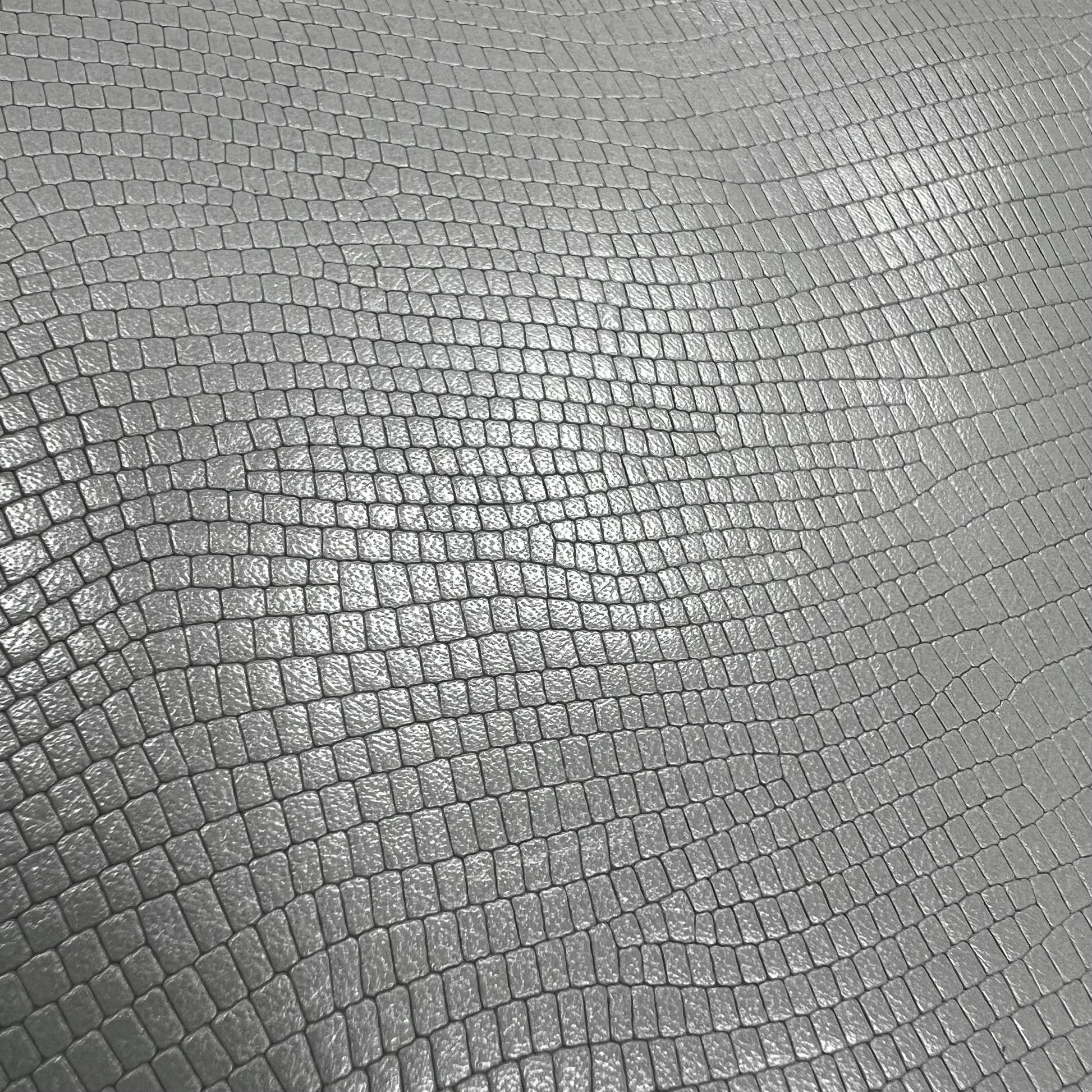 Italian Leather Hide | Gray Lizard image 0