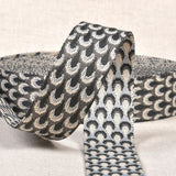 Peacock Feather Webbing | Silver/Grey image 0