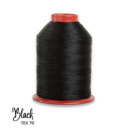 TEX 70 Bonded Nylon Thread | Black image 0