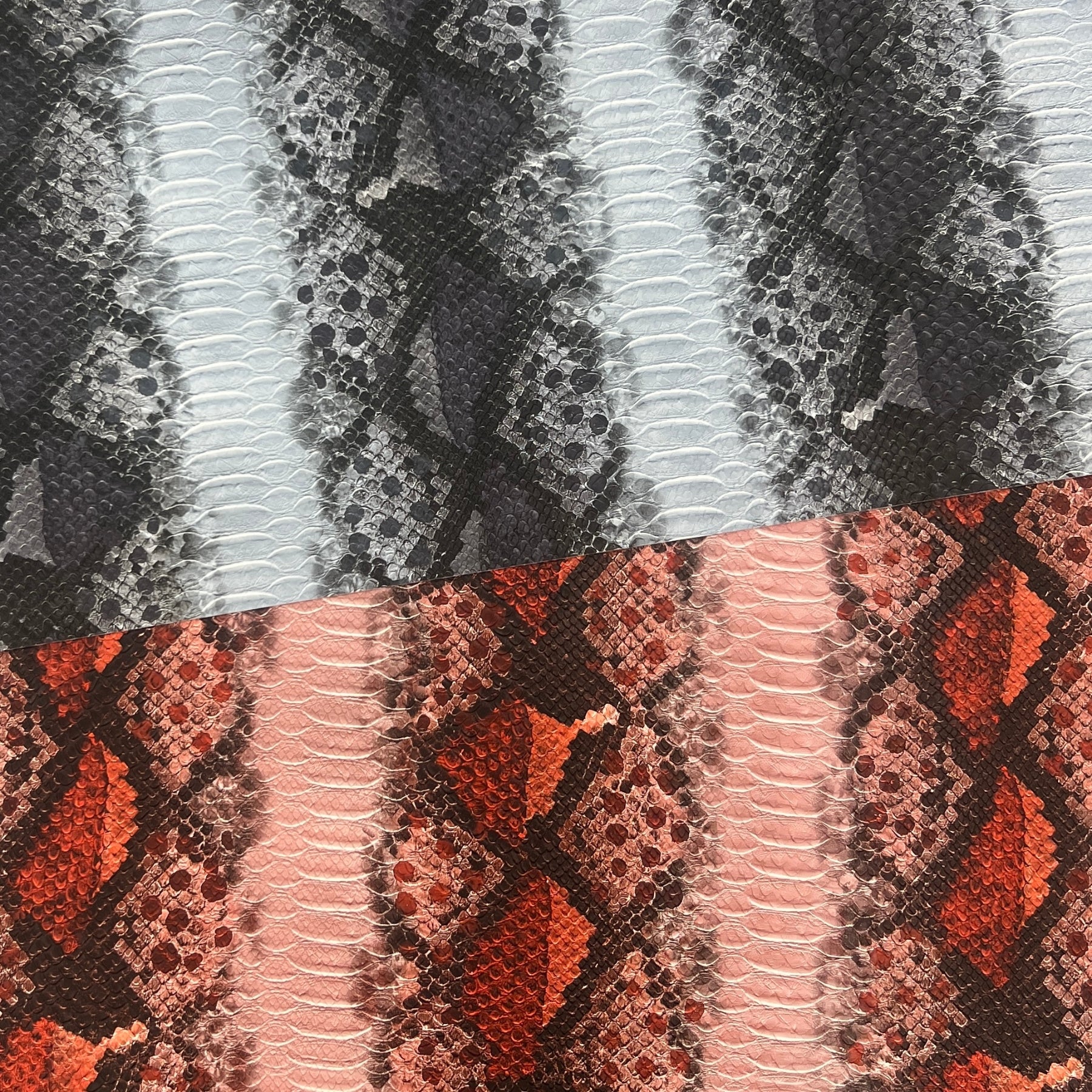 Faux Leather | Multi Color Lizard image 0