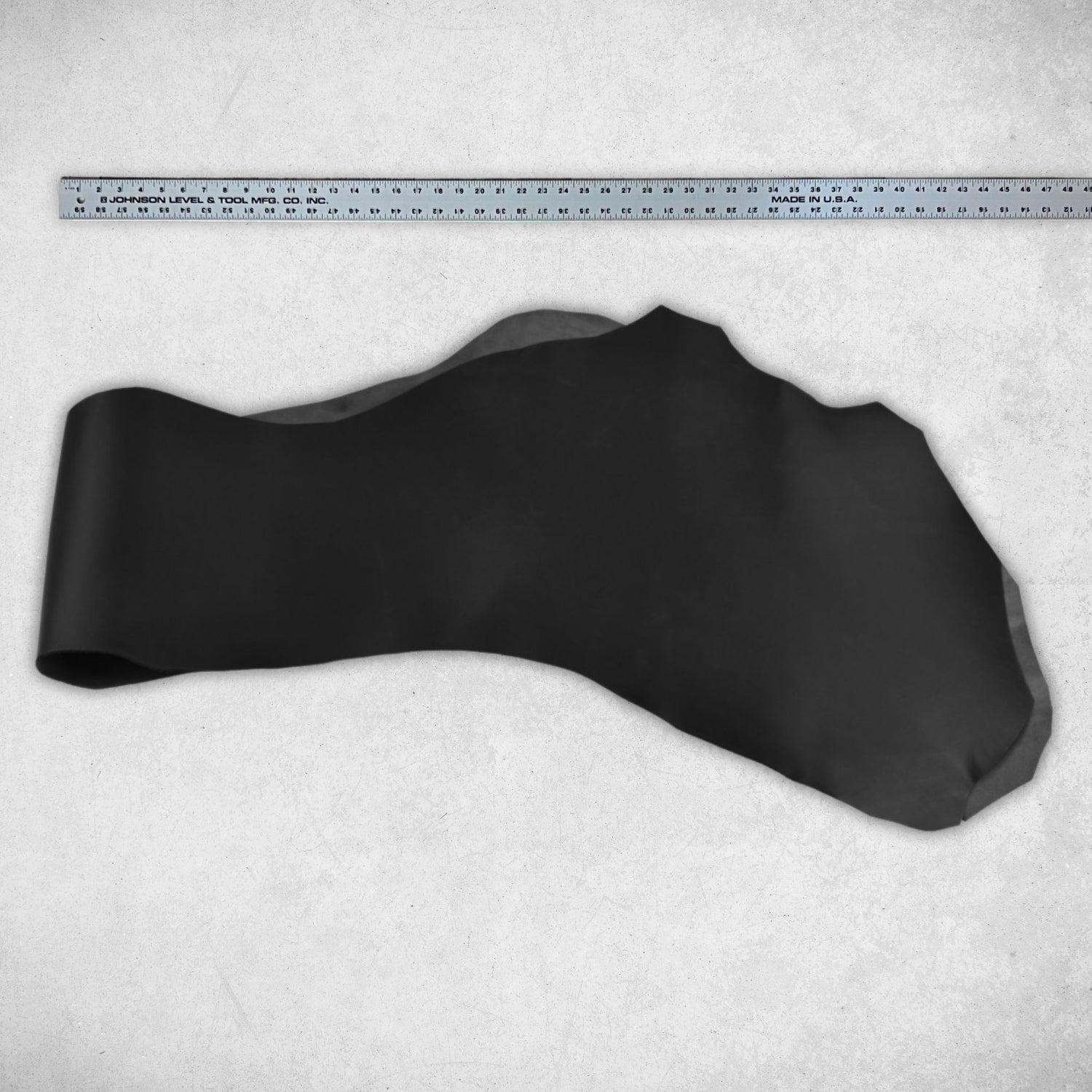 Vegetable Tanned Leather Hide | Black image 2