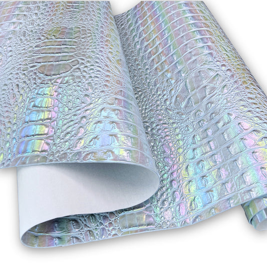 Iridescent Faux Crocodile image 3
