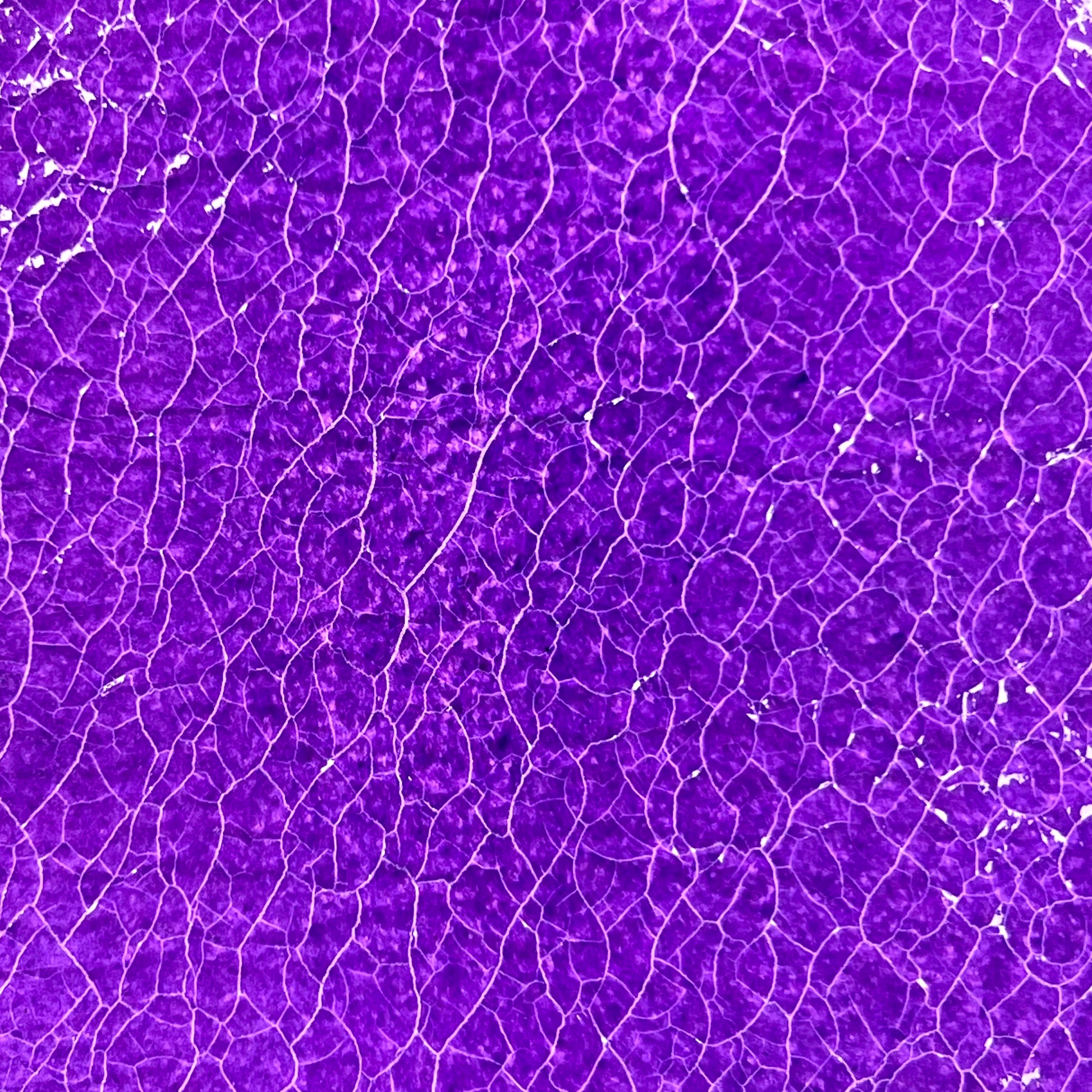 Italian Leather Hide | Purple Crackle image 0