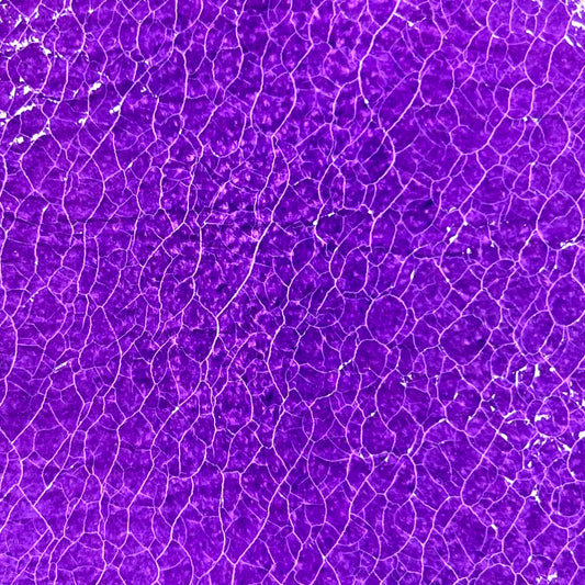 Italian Leather Hide | Purple Crackle image 0