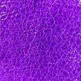 Italian Leather Hide | Purple Crackle image 0