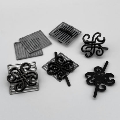 Signature Scroll Motif Metal Bag Tag image 7