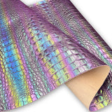 Iridescent Faux Crocodile image 5