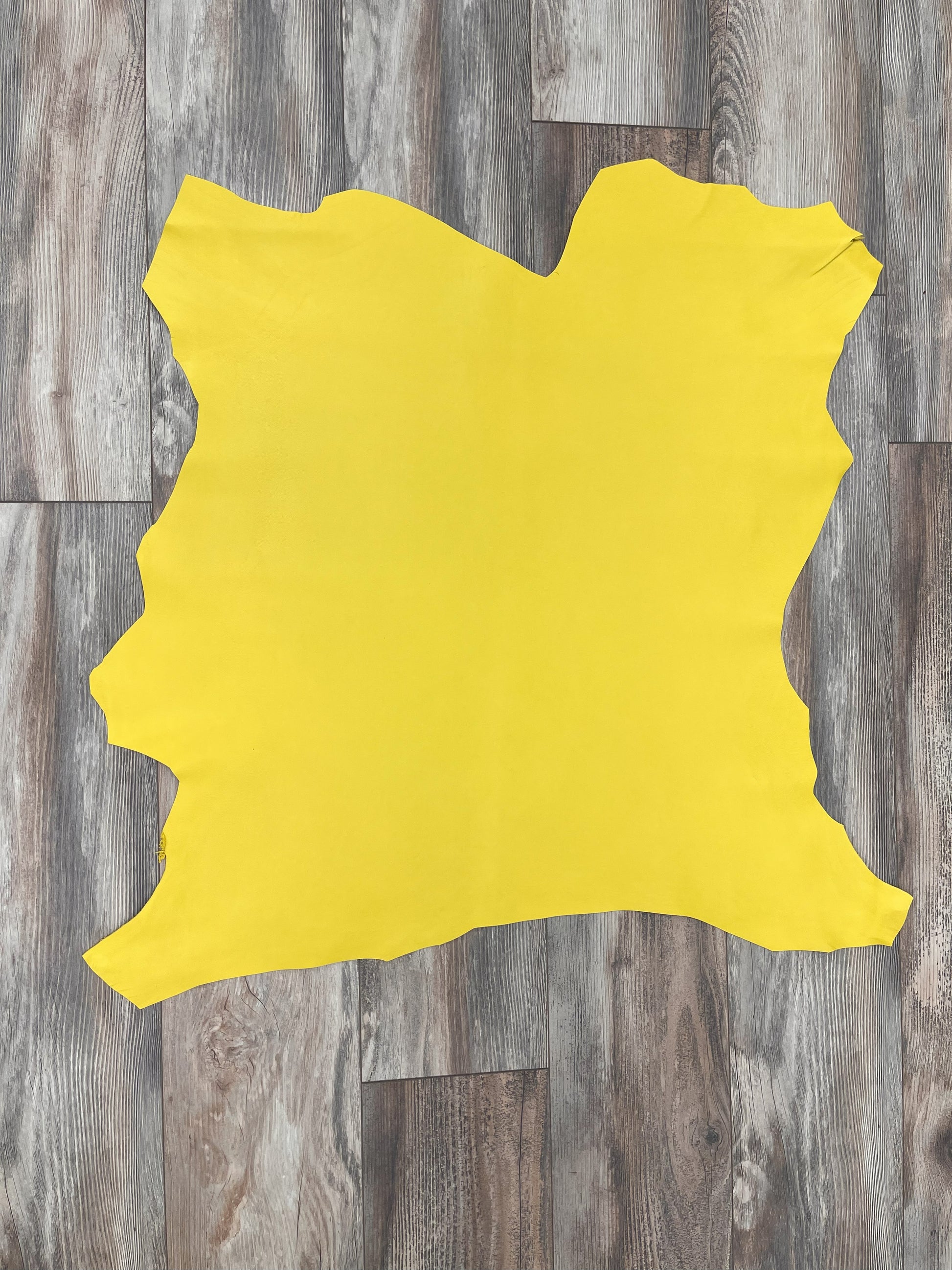 Italian Leather Hide | Sunshine (Yellow) image 1