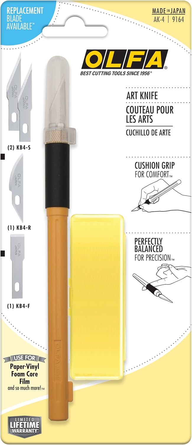 OLFA AK-4 Cushion Grip Art Knife image 0