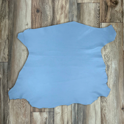 Italian Leather Hide | Blue Gray image 1