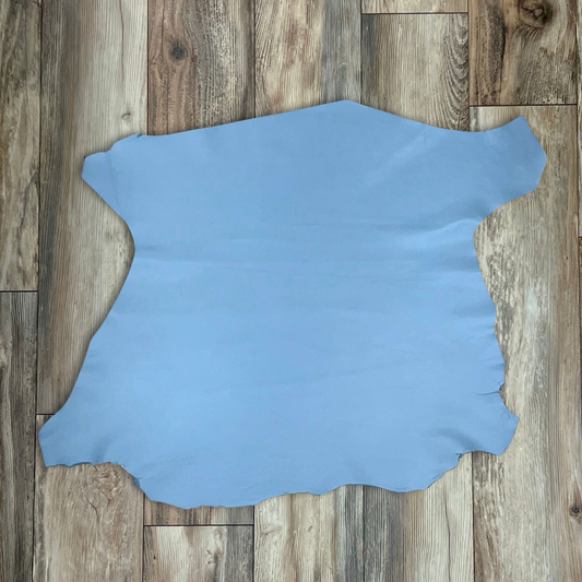 Italian Leather Hide | Blue Gray image 1