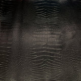 Faux Crocodile | Glossy Black image 0