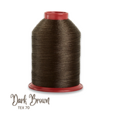 TEX 70 Bonded Nylon Thread | Dark Brown image 0