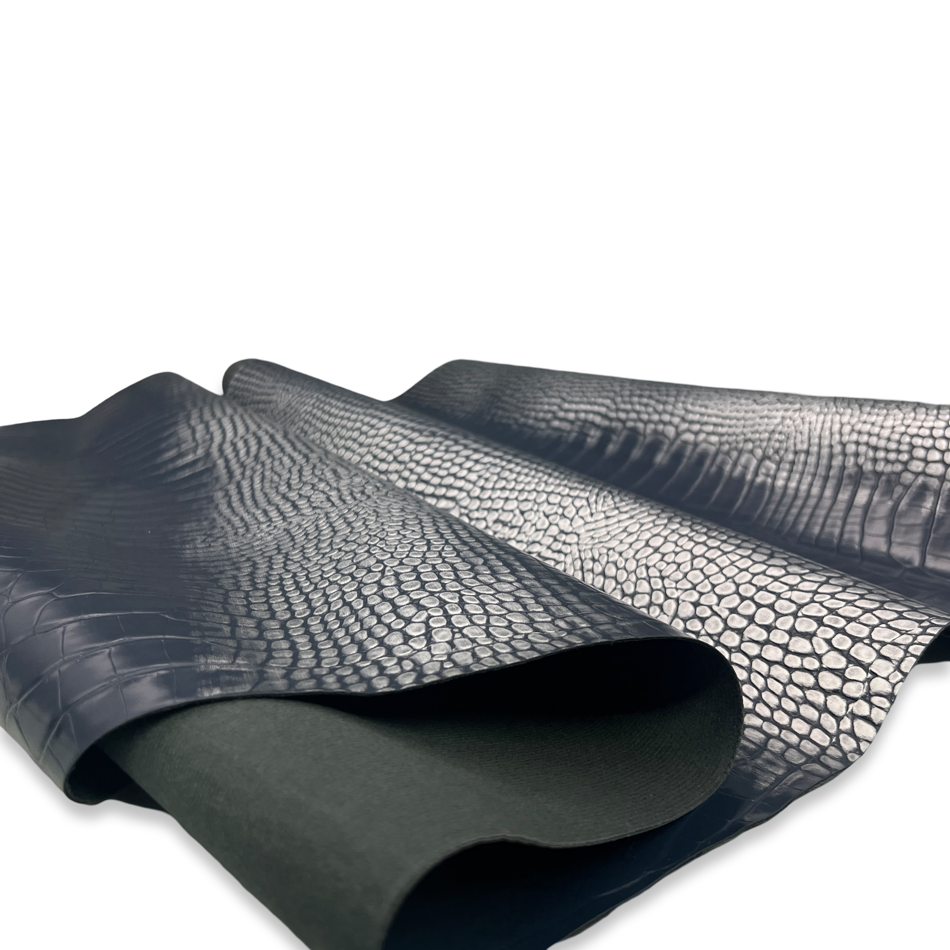 Faux Crocodile | Silver Blend image 3