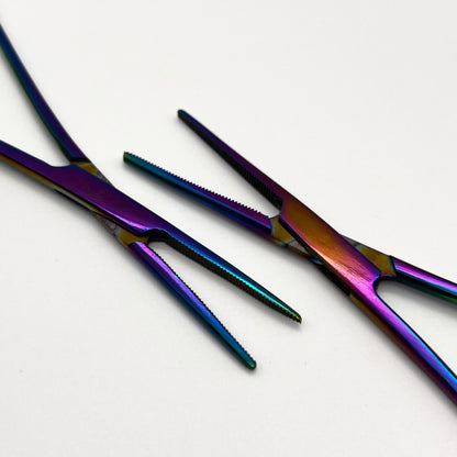 5.5" Prismatic Rainbow Hemostat image 2