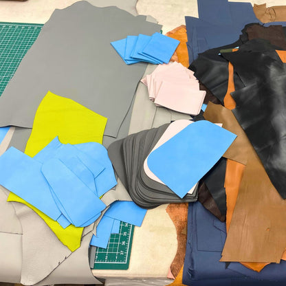 Italian Leather Scrap Bundle image 2