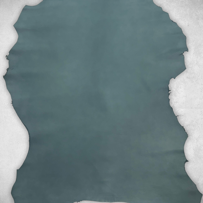 Italian Leather Hide | Cadet Blue image 1