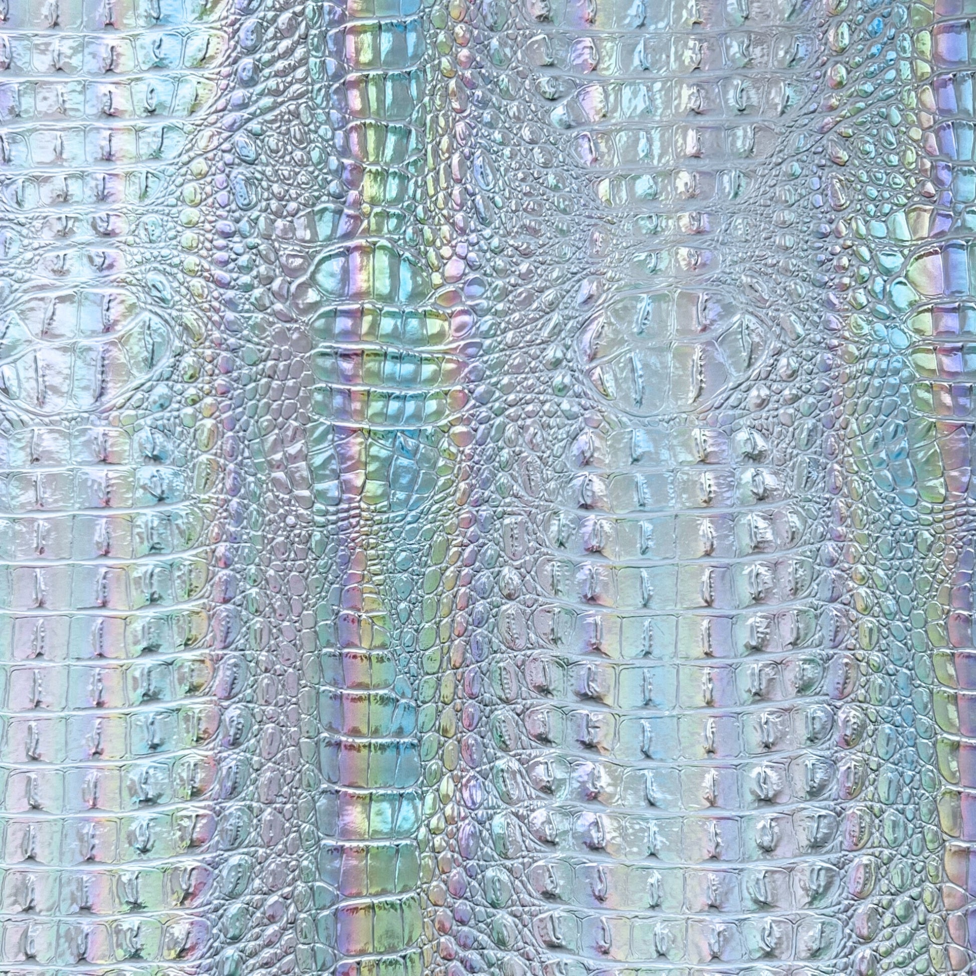 Iridescent Faux Crocodile image 2