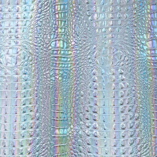 Iridescent Faux Crocodile image 2