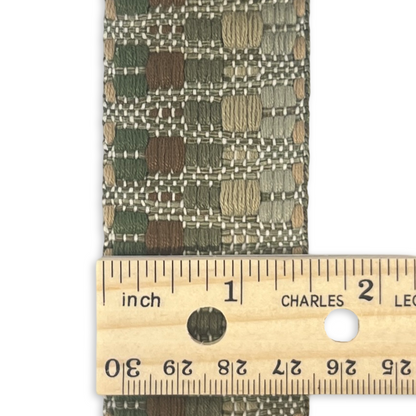 Zigzag Webbing | Green/Earth image 1